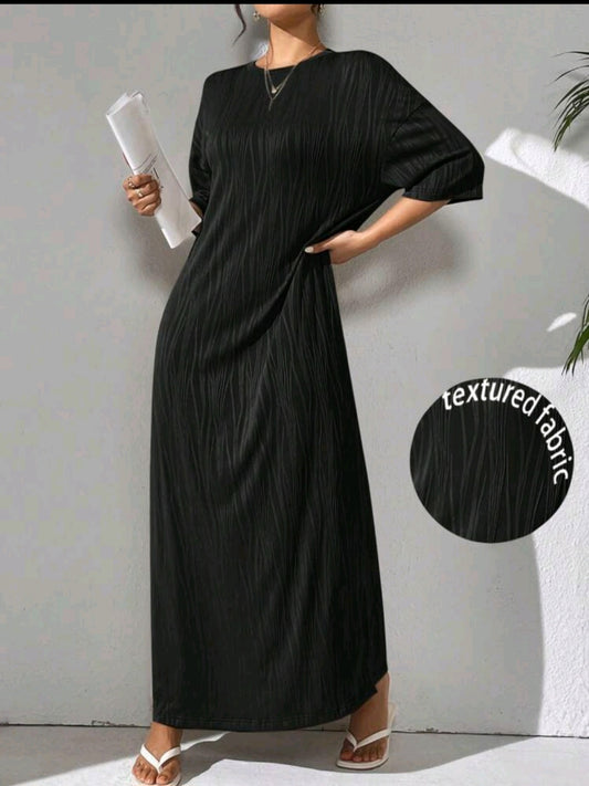 Sleeve Maxi Loose Casual Dress